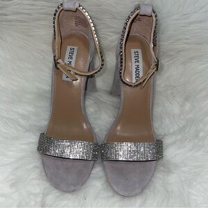 Sparkly Gray Steve Madden Heels